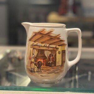 Charming  Falcon Ware Lawrence & Grundy Jug/ Pitcher Vintage English Jug